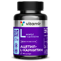 Изображение товара Витамир ацетил-l-карнитин 500 90 шт. капсулы массой 500 мг