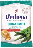 Изображение товара Verbena эвкалипт карамель леденцовая с начинкой 60 гр