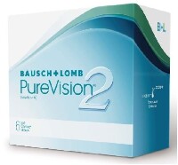 Bausch&lomb pure vision 2 контактные линзы плановой замены/-1,00/ 6 шт.