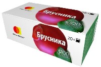 Изображение товара Фиточай травяной брусника серии алтай 1,5 20 шт. фильтр-пакеты