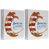 Изображение товара Набор из 2х уп ДИГЕСТОЛ ПОВЯЗКА БИОЛОГИЧЕСКАЯ 50Х50ММ по спец.цене