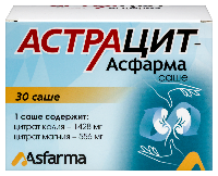 Изображение товара Астрацит-асфарма саше 30 шт. саше порошок массой 6 гр