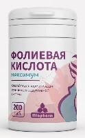 Изображение товара Фолиевая кислота максимум 400 мкг 200 шт. таблетки массой 200 мг