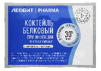 Леовит pharma коктейль белковый при инфекции с нейтральным вкусом 20 гр