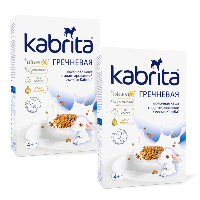 Изображение товара Набор KABRITA: каша гречневая на козьем молочке - 2 упаковки