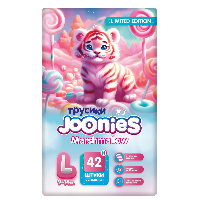 Joonies marshmallow подгузники-трусики для детей размер l 9-14 кг 42 шт.