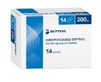 Изображение товара Нифуроксазид-вертекс 200 мг 14 шт. блистер капсулы