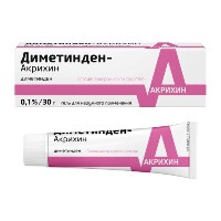 Диметинден-акрихин 0,1% гель для наружного применения 30 гр