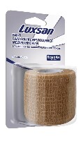 Изображение товара Бинт эластичный когезивный самофиксирующийся на полипропиленовой основе 6 смх4 м/luxsan/бежевый