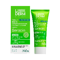 Изображение товара Librederm Серацин (Seracin) маска себорегулирующая с белой и зеленой глиной 75 мл