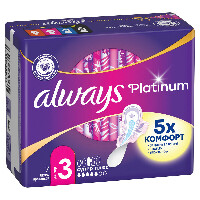 ALWAYS PLATINUM ULTRA SUPER PLUS ЖЕНСКИЕ ГИГИЕНИЧЕСКИЕ ПРОКЛАДКИ