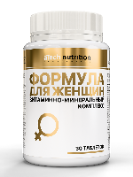 Изображение товара Atech nutrition витаминно-минеральный комплекс формула для женщин 30 шт. таблетки массой 550 мг