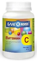 Благомин витамин с (аскорбиновая кислота 300 мг) 90 шт. капсулы массой 0,4 г