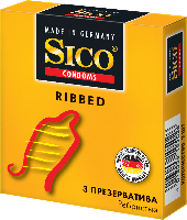 Изображение товара Sico презервативы ribbed ребристые 3 шт.