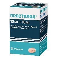 Изображение товара Престилол 10 мг + 10 мг 30 шт. таблетки, покрытые пленочной оболочкой