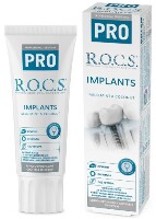 Изображение товара Rocs зубная паста pro implants 74 гр