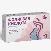 Изображение товара Фолиевая кислота 400 мкг 60 шт. таблетки массой 200 мг