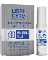 Librederm 3d гиалуроновый филлер омолаживающий крем для кожи вокруг глаз 15 мл
