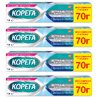 Изображение товара Набор из 4-х уп Корега Нейтральный вкус крем 70 гр со скидкой 22%