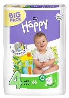 Bella baby happy подгузники детские размер 4 maxi 8-18 кг 66 шт.