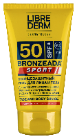 Librederm bronzeada гель солнцезащитный для лица и тела sport spf 50 150 мл