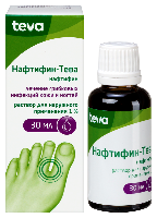 Изображение товара Нафтифин-тева 1% флакон раствор для наружного применения 30 мл