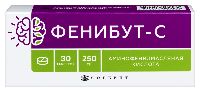 Изображение товара Фенибут-с 250 мг 30 шт. таблетки