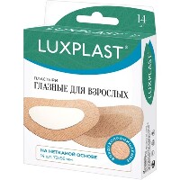 Изображение товара Luxplast пластыри медицинские глазные на нетканой основе для взрослых (72х56 мм) 14 шт.