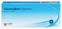 Изображение товара Тадалафил-ксантис 20 мг 8 шт. таблетки, покрытые пленочной оболочкой