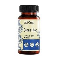 Изображение товара Торбад селен+йод 60 шт. капсулы массой 500 мг