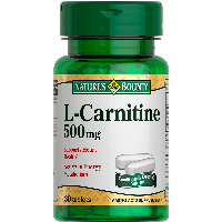 Изображение товара Нэйчес баунти l-карнитин 500 мг 30 шт. таблетки массой 1302 мг