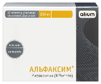 Изображение товара Альфаксим 200 мг 40 шт. блистер таблетки, покрытые пленочной оболочкой