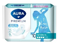 Aura premium прокладки женские гигиенические normal 10 шт.