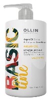 Ollin basic line кондиционер для сияния и блеска с аргановым маслом 750 мл