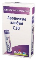 Арсеникум альбум с30 гомеопатический монокомпонентный препарат минерально-химического происхождения 4 гр гранулы гомеопатические