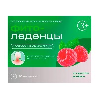 Изображение товара Фитоледенцы с подорожником и чабрецом со вкусом малины 20 шт. леденцы массой 3250 мг