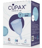 Cupax менструальная чаша силиконовая размер super/голубая