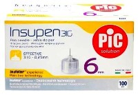 Изображение товара Иглы insupen к шприц-ручке 31g 1/4 0,25х6 мм 100 шт.