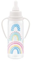 Lubby бутылочка с ручками силиконовая соска just lubby 0+ 250 мл/15200