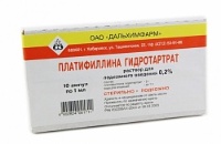 Платифиллина гидротартрат