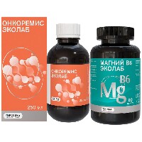 Изображение товара Набор Онкоремис эколаб + Магний в 6 эколаб 90 шт. капсул со скидкой 10%