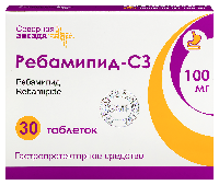Изображение товара Ребамипид-сз 100 мг 30 шт. таблетки, покрытые пленочной оболочкой