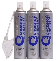 Изображение товара Основной элемент ингалятор-баллончик медицинский с газовой кислородной смесью для индивидуальной кислородной терапии 13 л в наборе 3+ с мягкой маской