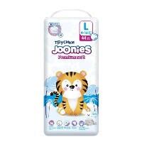 Joonies premium soft подгузники-трусики для детей размер l 9-14 кг 44 шт.