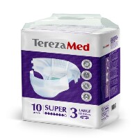 Terezamed подгузники для взрослых super n10/large 10 шт./