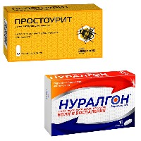 Изображение товара Набор Нуралгон фармасинтез 0,4+0,325 10 шт. + Простоурит 10 шт. со скидкой 200 руб.