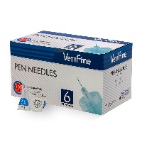 Изображение товара Иглы verifine (верифайн) стерильные для инсулиновых шприц-ручек 0,23(32g)х6 мм 100 шт.
