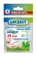 Изображение товара Айсдент зубная нить профилактическая вощеная с ароматом мяты 35 шт.