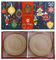 Изображение товара La florentina мыло туалетное твердое имбирный пряник 115 гр 2 шт.