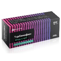 Тербинафин медисорб 250 мг 28 шт. таблетки